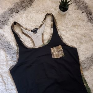 Metal Mulisha women's Real tree racer back tank L